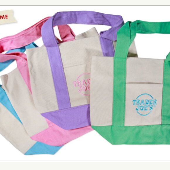 Trader’s Joe Mini Tote Bag - Picture 3 of 3